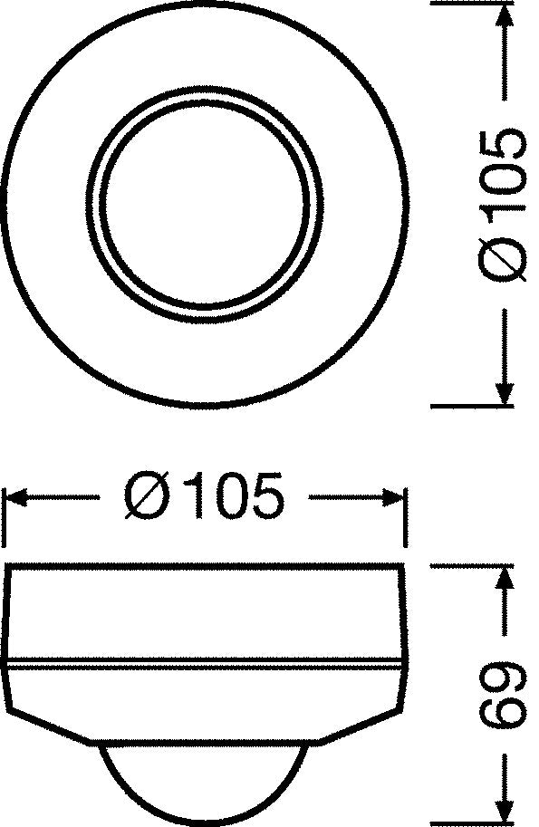 OSRAM Multisensor DALI-2 SENSOR PD HB CM