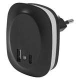 LEDVANCE Nachtlicht ws m.Lichtsen sw Lunetta Edge Sensor 3000K Black m.LM