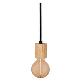 LEDVANCE LED-Pendelleuchte 1LED br E27 Vintage 1906 PenduLum Cylinder Wood sym