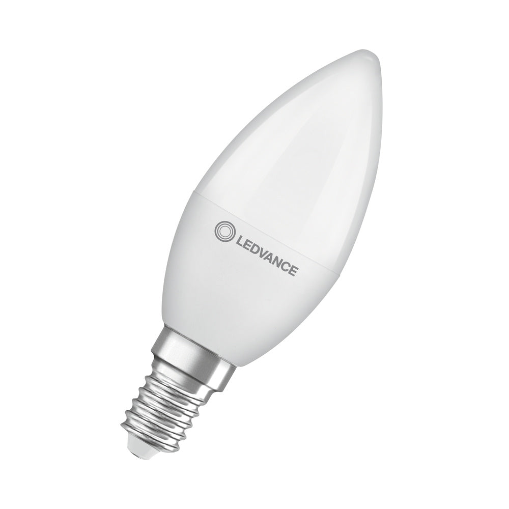 LEDVANCE LED-Kerzenlampe E14 4,9W 6500K LED Classic B 40 V 4.9W 865 Frosted ws