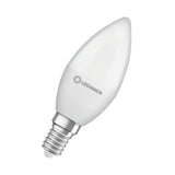 LEDVANCE LED-Kerzenlampe E14 4,9W 6500K LED Classic B 40 V 4.9W 865 Frosted ws
