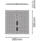 LEDVANCE LED-Panel 595x595mm 36W 4000K PL PROT 600 P 36W 840 DALIVR 5040lm ws