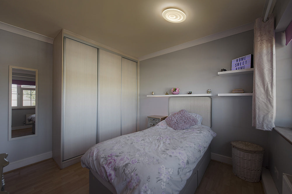 LEDVANCE LED-Anbauleuchte 38W 3000K ws Orbis Spiral Round 365mm 38W White 1900l