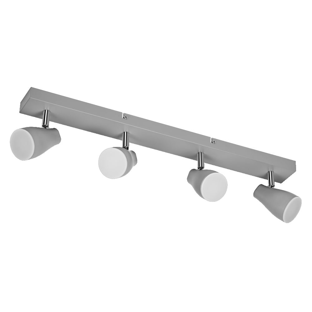 LEDVANCE LED-Anbauleuchte 17,2W 2700K gr LED Spot Pear 4 x 4.3W 2700K GU10 840lm