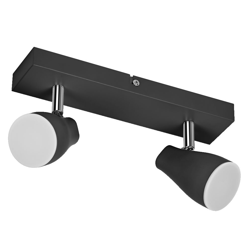 LEDVANCE LED-Anbauleuchte 4,3W 2700K sw LED Spot Pear 2 x 4.3W 2700K GU10 420lm