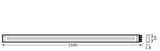 LEDVANCE LED-Lichtband 8,7W/m ws IP20 AC Flex COB 1.5M TW + RC 2700-6500K