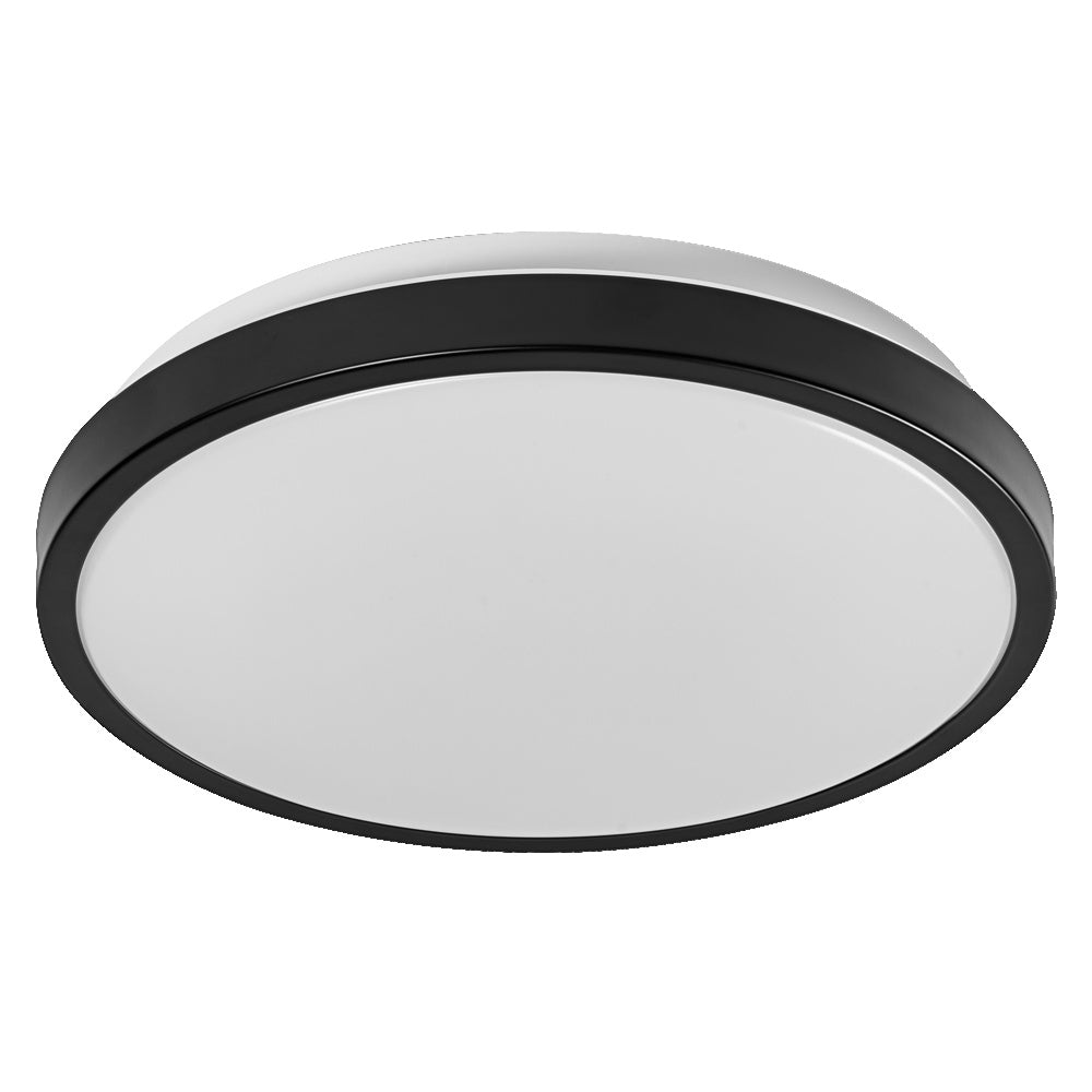 LEDVANCE LED-Anbauleuchte 16W 3000K sw Orbis London 280 mm 16W 830 BK 1000lm