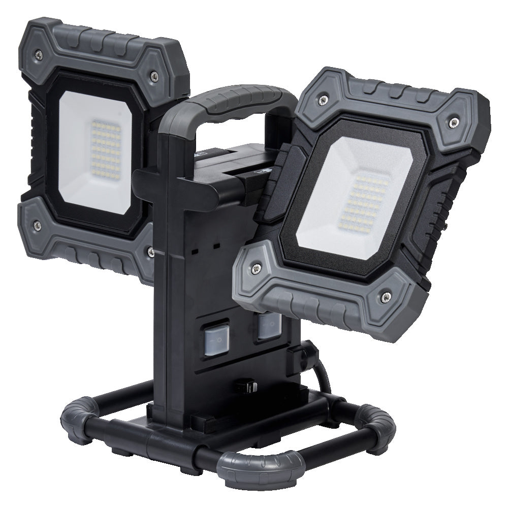 LEDVANCE LED-Bauleuchte 60W 6500K 6450lm LED WORKLIGHT VALUE FLEX 2x30W 865 IP65