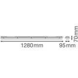 LEDVANCE Anbaugehäuse gr Kst G13 L1280mm DP HOUSING DALI 1200 P 2XLAMP IP65 B95mm