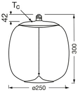 OSRAM LED-Kugellampe FM E27 4W 1800K ws 1906 Big Oval 10 Fil Mag 4W 818 Smo 100l