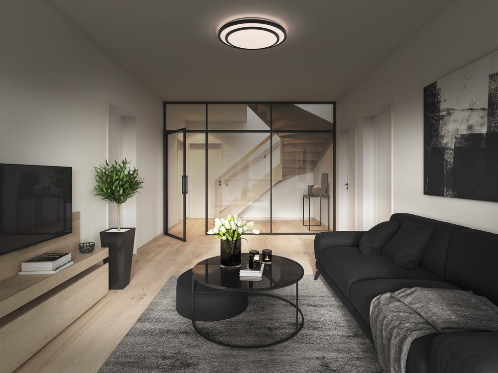 LEDVANCE LED-Anbauleuchte 36W 3000K sw Orbis Berlin 490 mm 36W 830 BK 2400lm