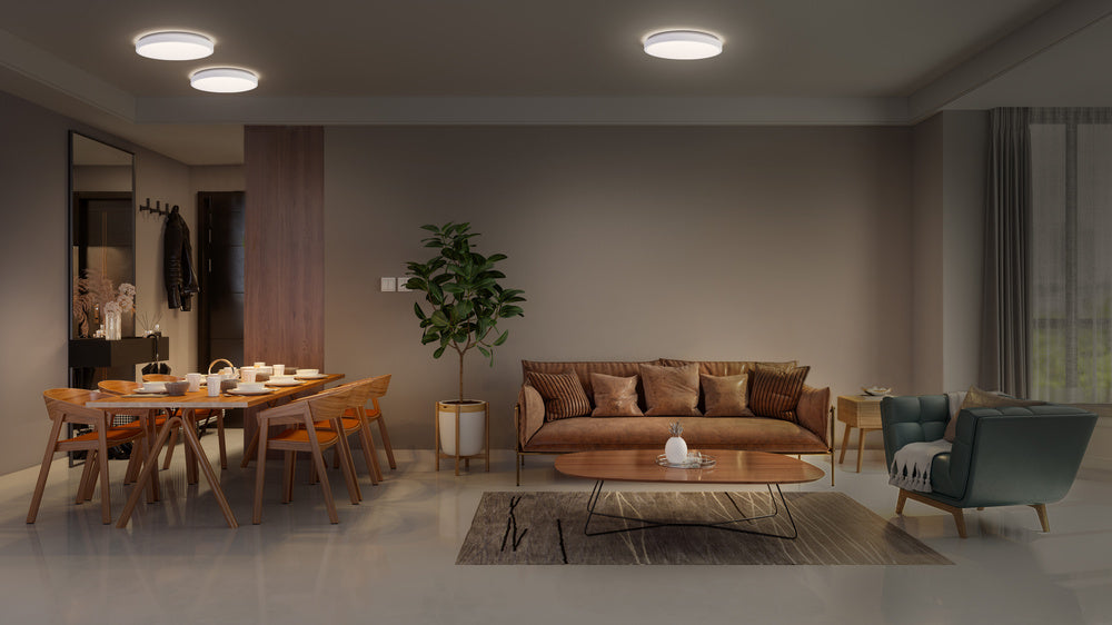 LEDVANCE LED-Anbauleuchte 36W 3000K ws Orbis London 480 mm 36W 830 WT 2500lm