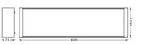 LEDVANCE LED-Deckenanbauleuchte 20W ws OFFICE LINE WRAP 0.6M 20W 840 DIM R 4000