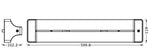 LEDVANCE LED-Deckenanbauleuchte 24W sw OFFICE LINE DOUBLE ROTATABLE 0.6M 2 4000