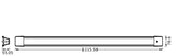 LEDVANCE LED-Deckenanbauleuchte 41W ws OFFICE LINE CURVE SUSPENDED 1.1M 41 4000