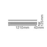 LEDVANCE LED-Pendelleuchte 1LED 3000K LN INV DI 1200 P 55W 930 PS EL WT 6800lm