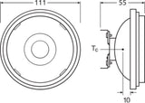 LEDVANCE LED-Reflektorlampe G53 11,7W ws LED AR111 75 40° DIM S 11.7W 927 G5 2700