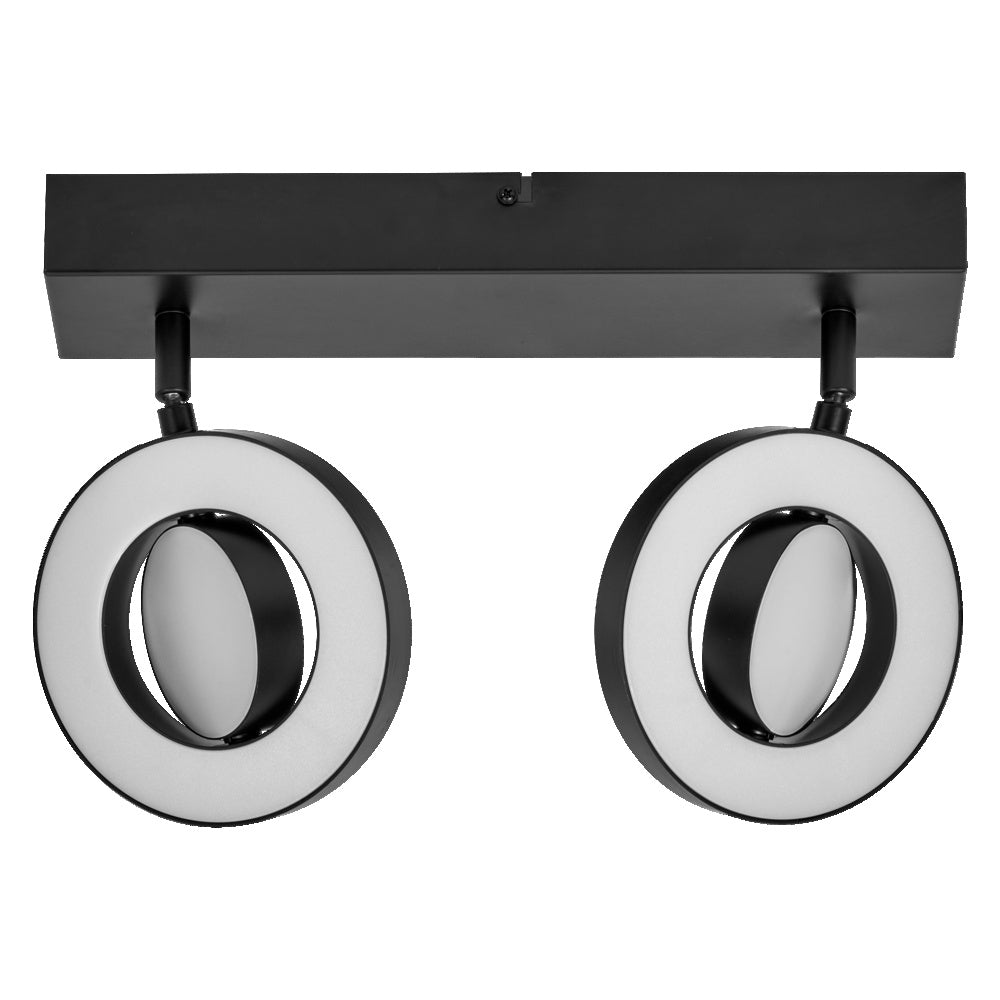LEDVANCE LED-Deckenanbauleuchte 21W sw Decor Spot Saturn CLICK-CCT Black 2 3000