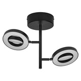 LEDVANCE LED-Deckenanbauleuchte 21W sw Decor Spot Saturn CLICK-CCT Black C 3000