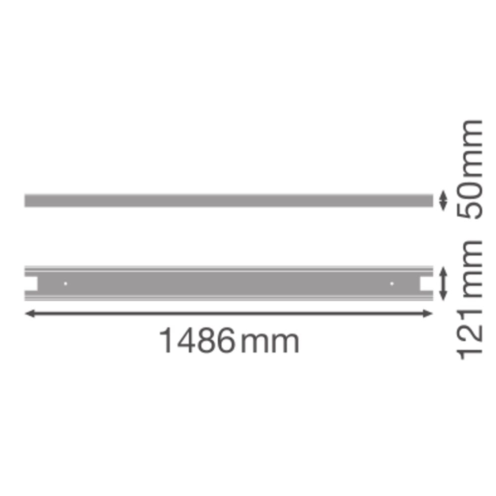 LEDVANCE Reflektor ws sym direkt mt ST TRUSYS FLEX T5 TRACK REFLECTOR VW Reflek