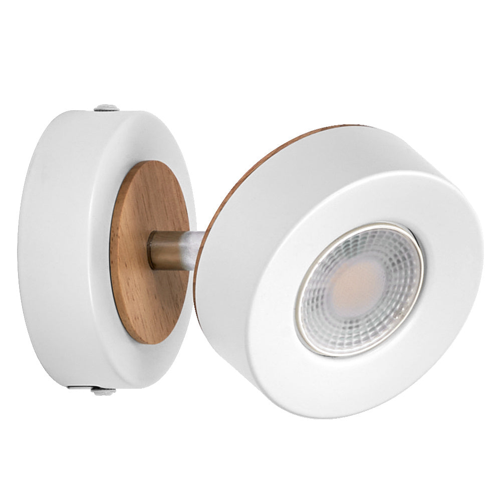 LEDVANCE LED-Deckenanbauleuchte 4,8W ws Decor Spot Pluto White 1 Spot 3000K