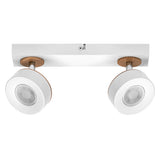 LEDVANCE LED-Deckenanbauleuchte 9,6W ws Decor Spot Pluto White 2 Spot 3000K