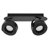 LEDVANCE LED-Deckenanbauleuchte 10,5W sw Decor Spot Venus Black 2 Spot 3000K