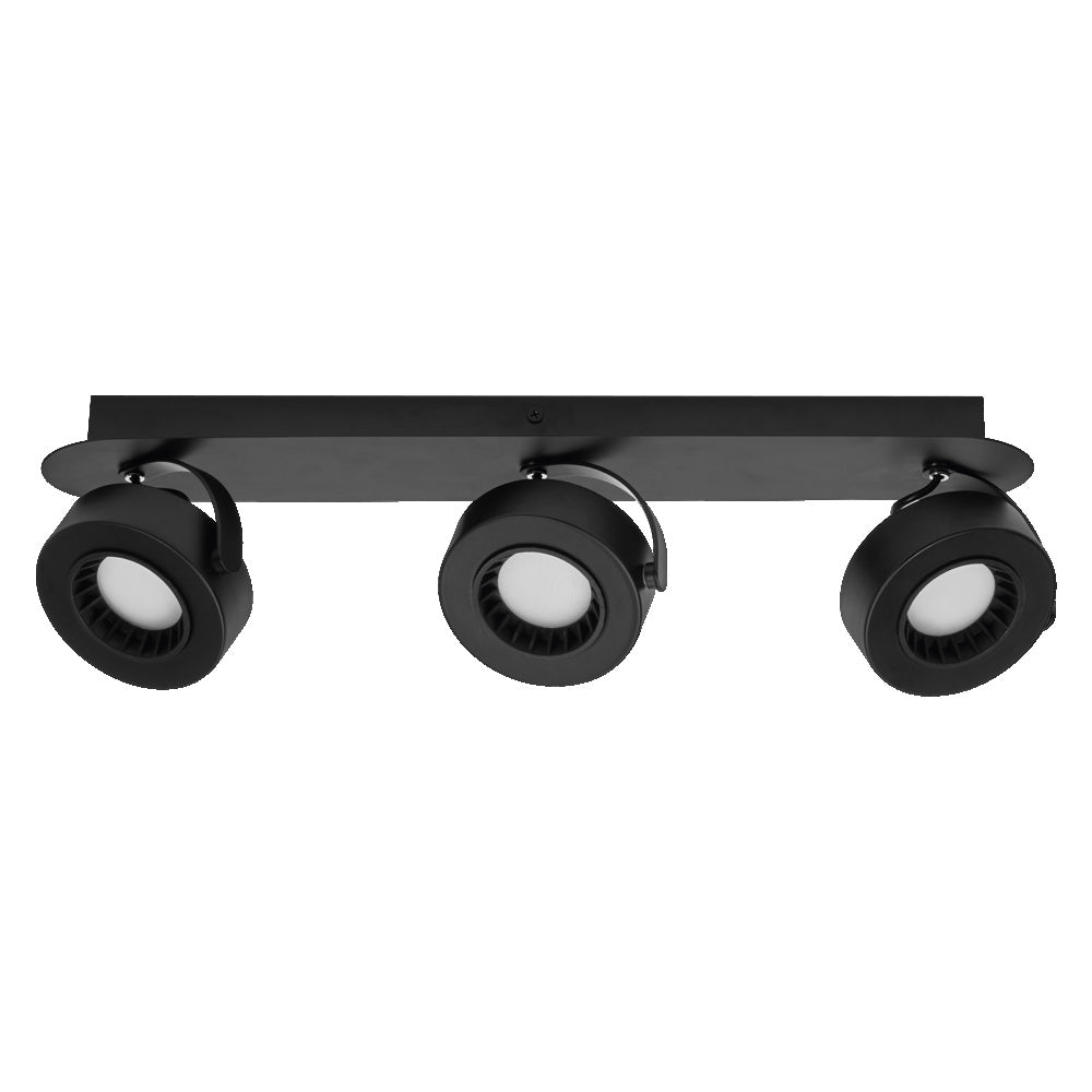 LEDVANCE LED-Deckenanbauleuchte 16W sw Decor Spot Venus Black 3 Spot 3000K