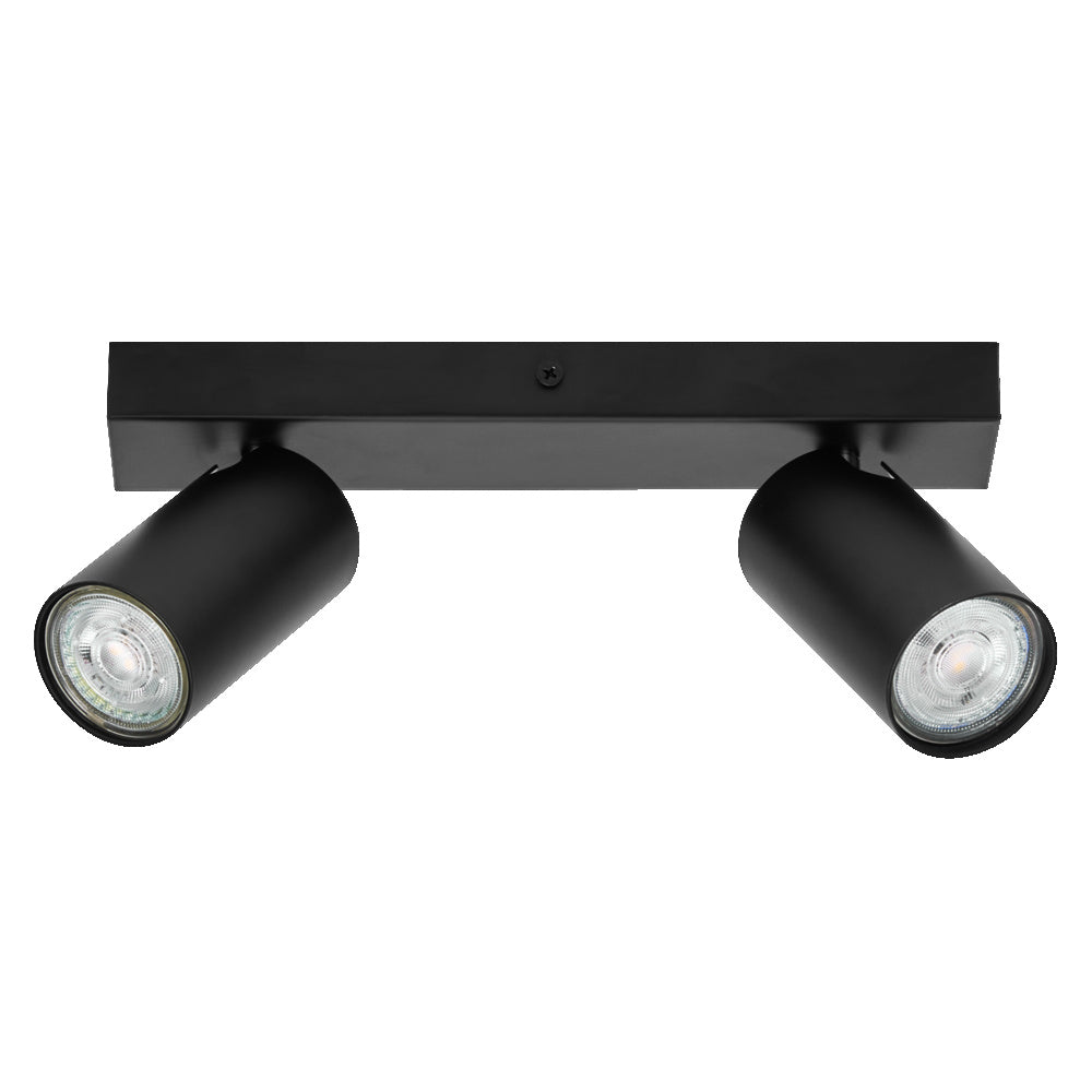 LEDVANCE LED-Anbauleuchte 6,8W 2700K sw LED Spot Octagon GU10 Black 2x3.4W 460lm