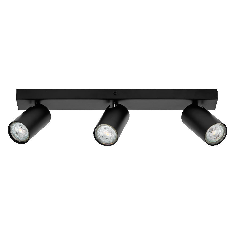 LEDVANCE LED-Anbauleuchte 10,2W 2700K sw LED Spot Octagon GU10 Black 3x3.4W 690lm