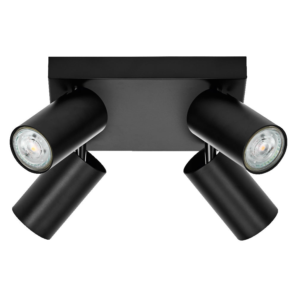 LEDVANCE LED-Anbauleuchte 13,6W 2700K sw LED Spot Octagon GU10 Black Plate 4 920l