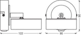 LEDVANCE LED-Deckenanbauleuchte 4,8W ws Decor Spot Pluto White 1 Spot 3000K