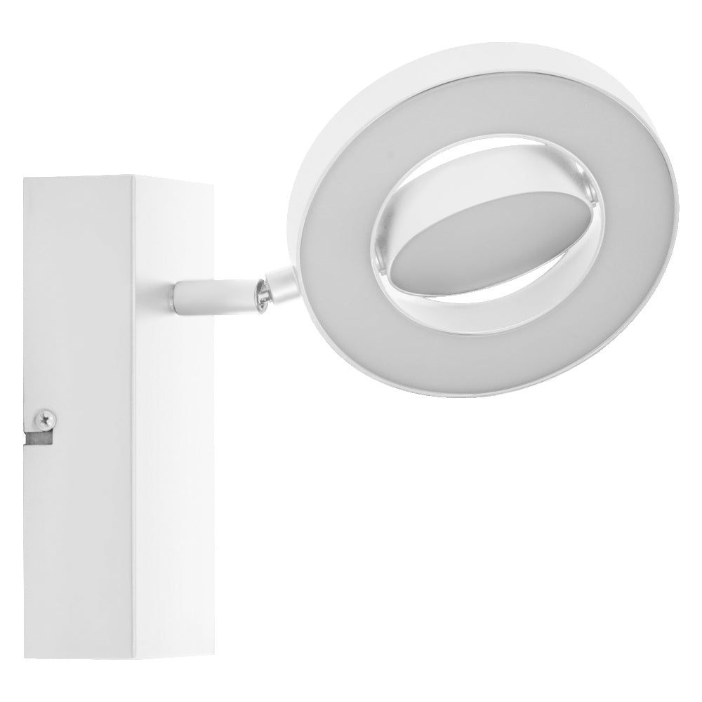 LEDVANCE LED-Wandanbauleuchte 11W 3000K Decor Spot Saturn CLICK-CCT White 1 340l