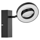 LEDVANCE LED-Wandanbauleuchte 11W 3000K Decor Spot Saturn CLICK-CCT Black 1 215l