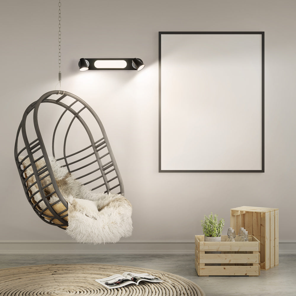 LEDVANCE LED-Deckenanbauleuchte 20W sw Decor Spot Neptune CLICK-SELECT Bla 3000