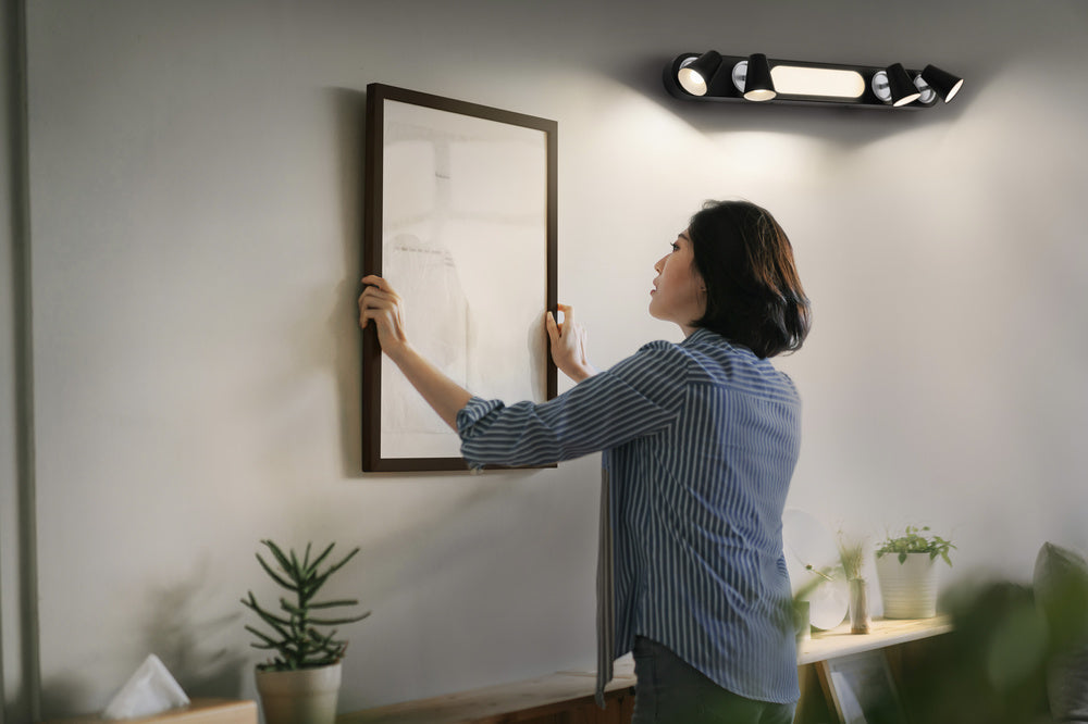LEDVANCE LED-Deckenanbauleuchte 27W sw Decor Spot Neptune CLICK-SELECT Bla 3000