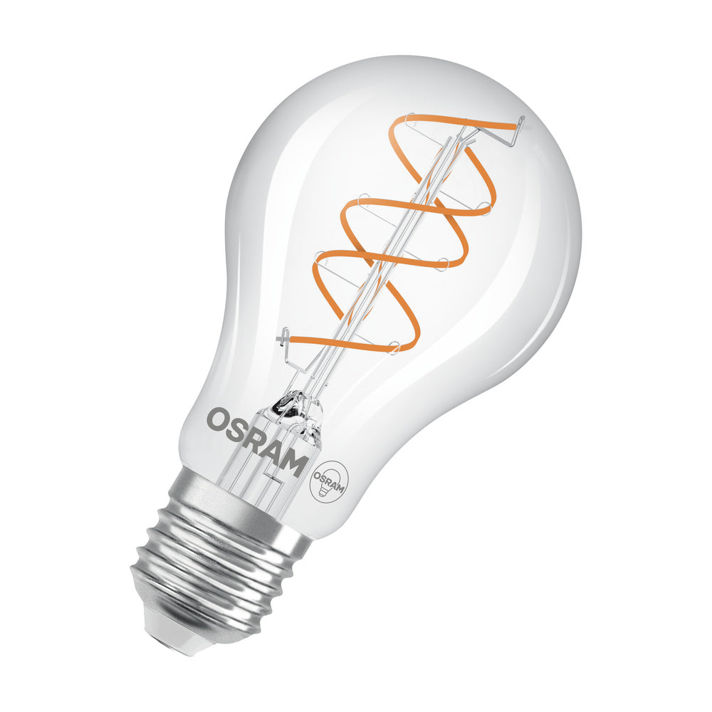 OSRAM LED-Lampe FM E27 A60 8W 2200K ws F 1906 Classic A 60 Spiral Fil DIM 8W 806l