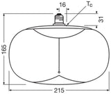OSRAM LED-Kugellampe FM E27 4W 1800K go 1906 Big Elipse 12 Mag DIM 4W 818 T 120l