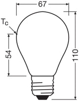 LEDVANCE LED-Lampe FM E27 A100 13,8W ws LED Classic A 100 Fil DIM CRI97 S 1 2700