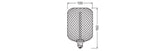 OSRAM LED-Kugellampe FM E27 3,5W 1800K DECOR LED STRAW FIL SQUARE 100 GOLD go