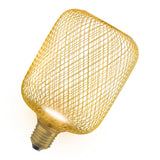 OSRAM LED-Kugellampe E27 3,5W 2700K go F DECOR LED FLAT SQUARE 100 GOLD 3.5W 300l