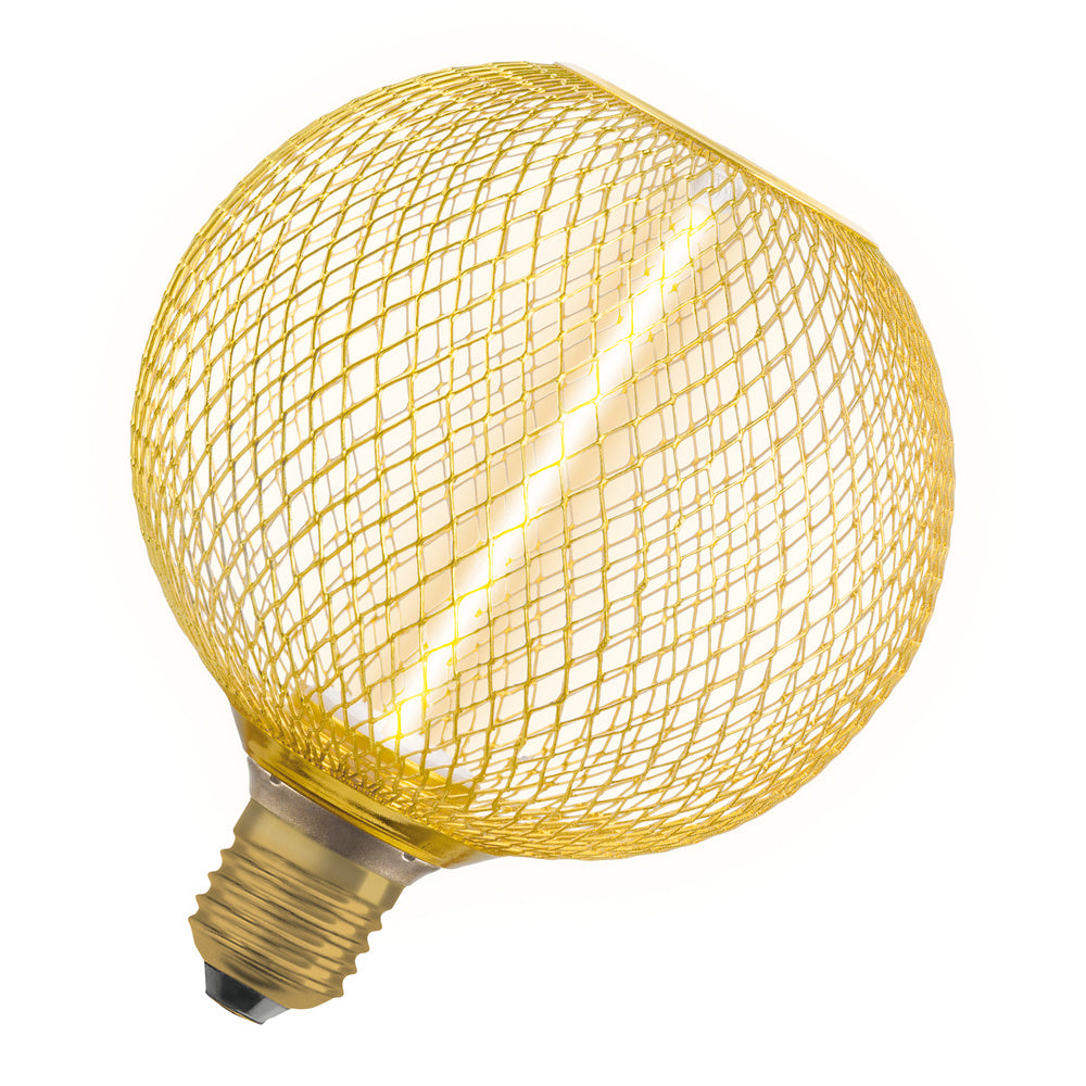 OSRAM LED-Kugellampe FM E27 G125 3,5W go DECOR LED STRAW FIL GLOBE 125 16 GO 1800