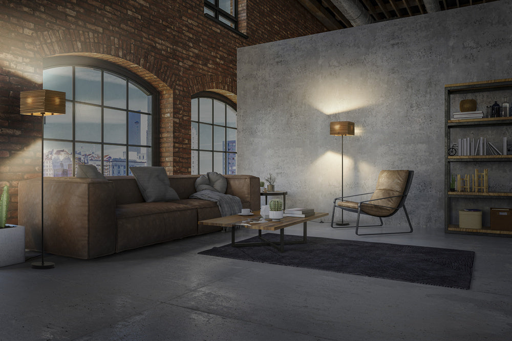OSRAM-LEDVANCE LED-Stehleuchte 50W br Decor Cardboard Square Floor E27 Br dire