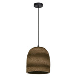 OSRAM-LEDVANCE LED-Pendelleuchte 1LED br Decor Cardboard Ball Bell Pendant E E27