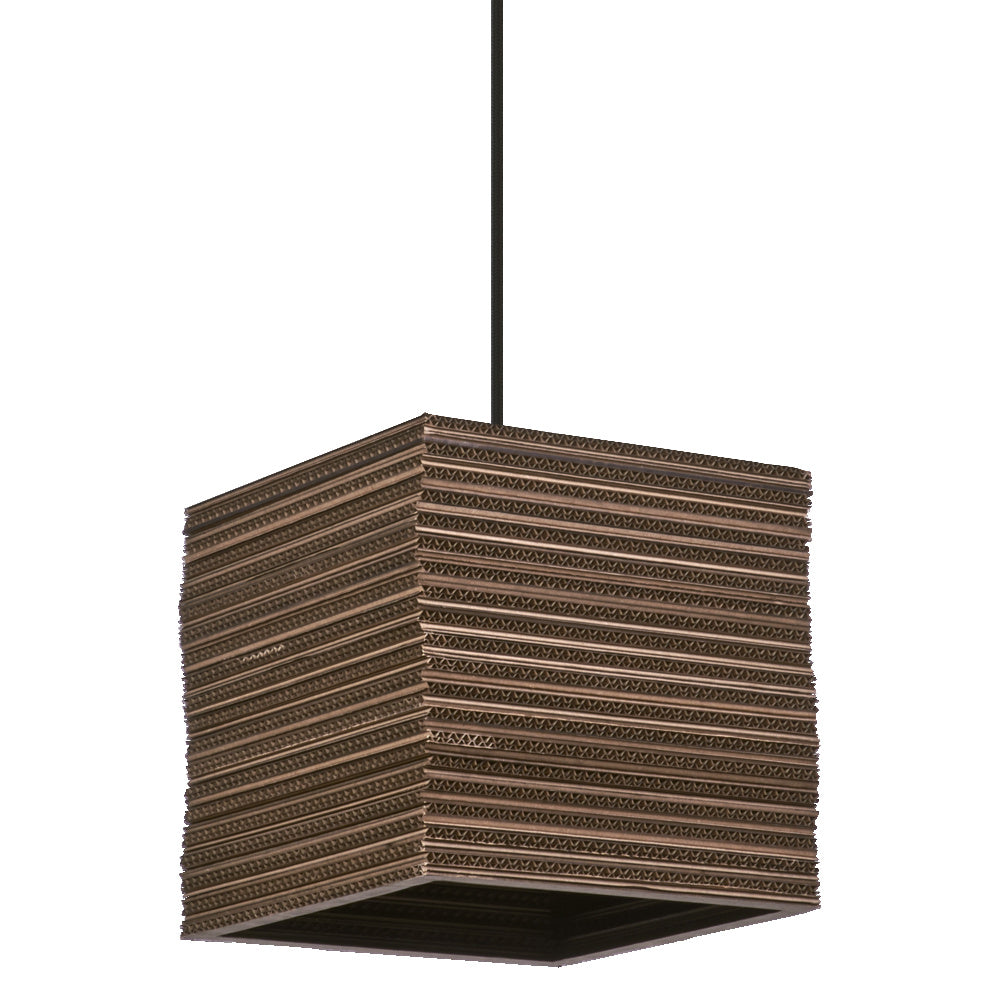OSRAM-LEDVANCE LED-Pendelleuchte 1LED br Decor Cardboard Square Pendant E27 E27