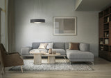 LEDVANCE LED-Pendelleuchte 1LED 3000K gr Decor Felt Cylinder Pendant 28W 830 1000