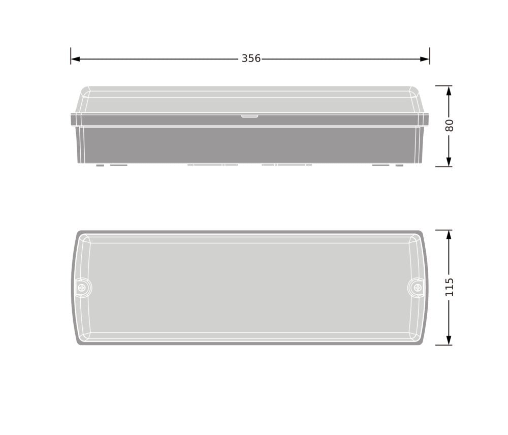 LEDVANCE LED-Anbauleuchte 7-11W 840lm ws BLKH COMP RC EL SN V 11W MS 840 WT 3000-