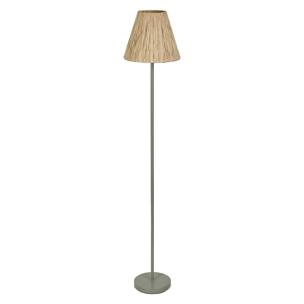OSRAM-LEDVANCE LED-Stehleuchte 50W br Decor Raffia Floor E27 Green direkt