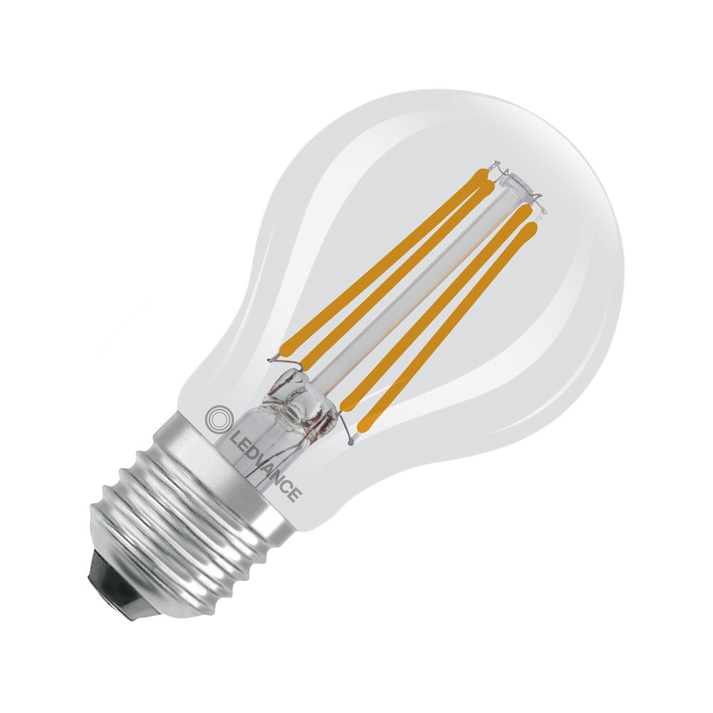 LEDVANCE LED-Lampe FM E27 A75 5W 2700K A LED Classic A 75 Fil EE A S 5W 827 ws