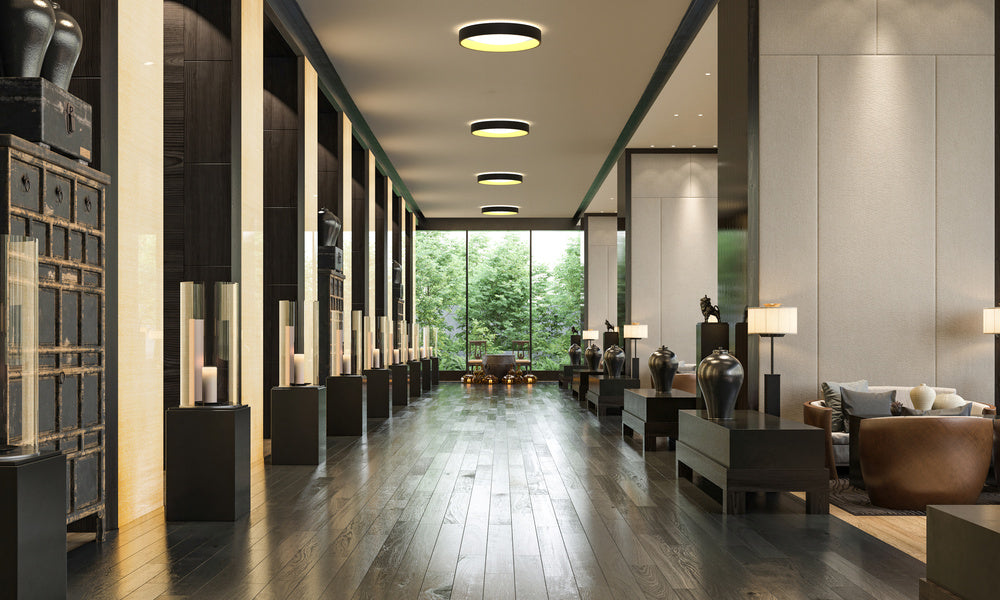 LEDVANCE LED-Anbauleuchte 42W 4000K ws SF CIRC 500 V 42W 840 IP44 DALI 3500lm